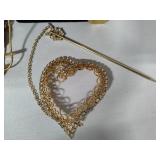 Gold Tone Statement Costume Jewelry