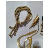 Gold Tone Statement Costume Jewelry