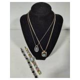 Moonglow Cabochon Necklaces & Bracelets