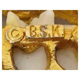 Trifari, BSK, J. Ritter & Giovanni Stamped Jewelry