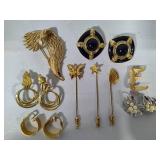 Trifari, BSK, J. Ritter & Giovanni Stamped Jewelry