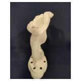 Art Deco Porcelian Scarf Dancer Flower Frogs