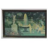 "Love & Beauty" Art Deco Framed Print