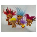 Russ, Ace Novelty & Asst Vintage Troll Dolls