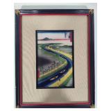 "Towboats" by Utagawa Hiroshige