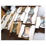 12pc Hand painted Display plates ea...
