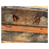Antique 19th Century Steamer Trunk with Yale & Towne Lock Stamp