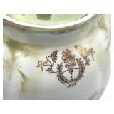 Vintage 9" Bavarian Porcelain Chocolate/Coffee Pot with Floral Theme
