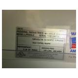 MSRP $8,500 Federal Industries LPRSS4-2 Low Profile Refrigerated Deli Specialty Display Case w/Night Cover, 48" Wide Mobile Merchandiser on Casters, Self-Serve/Service Counter, Grocery Bakery Café Co