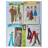 Vintage Sewing Collection - Includes Vintage Tin and Button Collection, Vintage Simplicity Patterns, Snaps and Eyelet Tool, Vintage Sewing Needle Cases, and Wooden Darning Egg