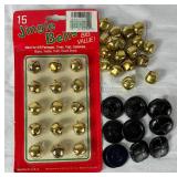 Vintage Sewing Collection - Includes Vintage Tin and Button Collection, Vintage Simplicity Patterns, Snaps and Eyelet Tool, Vintage Sewing Needle Cases, and Wooden Darning Egg