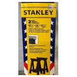 Set of 5 Folding Saw Horses with Lower Tray