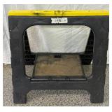 Set of 5 Folding Saw Horses with Lower Tray