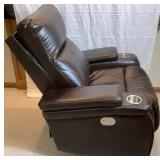 Ashley Furniture Team Time Power Recliner with Power Adjustable Headrest LOT 2