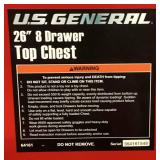 US General 2 Component Rolling Tool Chest - Model 64161 & 64163