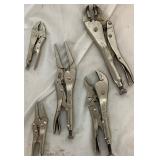 Sizable Collection of Pliers, Cutters, Vice Grips, Pipe Washers