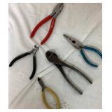 Sizable Collection of Pliers, Cutters, Vice Grips, Pipe Washers