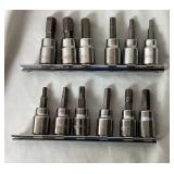 Collection of Diehard SAE and Metric Sockets and Driver Bits