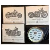 Harley Davidson Framed Prints, Clock, Manuals, Guides, and More