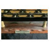 Assorted Maritime Memorabilia: Includes Model 1780 Fragata Espanola Tall Ship, Nautical Knot Shadowbox Display, Framed Duluth Tugboat Photo, Pair of Handpainted Isle Royale Teacups