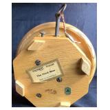Vintage Anri Thorens Swiss Revolving Music Box - The Third Man - 9" H