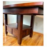 Extendable Dining Table with 4 Chairs