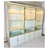 Three Matching MCM Authentic Bauhaus Cabinet System