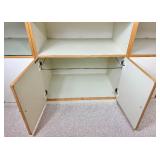 Three Matching MCM Authentic Bauhaus Cabinet System