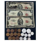 Pre 1964 American Coin and Currency Collection
