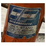 3 1/2 Ton Torin Heavy Duty Service Jack- Rapid Lift with 2 Auto Products Jack Stands