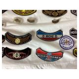 Vintage Collection of Harley Davidson Patches and Pins from 2000-2021