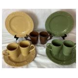 Signature Sorrento Collection  Dinnerware by Debby Segura - 8 Plates and 11 Mugs