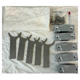 Set of 5 Stainless Steel 2.5" Exhaust Hangers