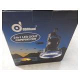 Odoland 2 in 1 LED Light Camping Fa...