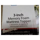 Mainstays Queen size 3" Memory Foam...