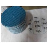 P80 Round 5" Diameter Sanding Discs...