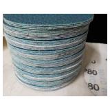 P80 Round 5" Diameter Sanding Discs...