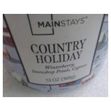 Country Holiday Winterberry 3 Wick ...
