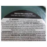 Candle Frosted Pine and Eucalyptus...