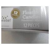 12 Floating Candles and 2 Candles...