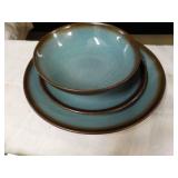Partial set of Dishes, 4 plates, 3 ...
