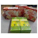3 boxes Organic Teether Crackers an...