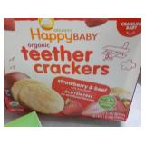 3 boxes Organic Teether Crackers an...