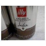 Illy India Coffee Beans 2 cans...