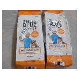 2 Stella Blue Coffee 12 oz bags Med...