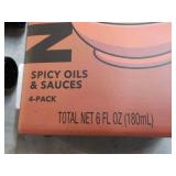 2 Ramen 4 packs Spicy Oils and Sauc...