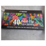 Pagather 40 Dual Tip Fabric Markers...