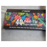 Pagather 40 Dual Tip Fabric Markers...