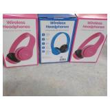 3 Wireless Headphones...