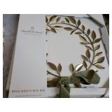 Hearth and Hand Brass Wreath with B...